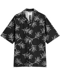 NN07 - Ole Botanical Print Short Sleeve Shirt - Lyst