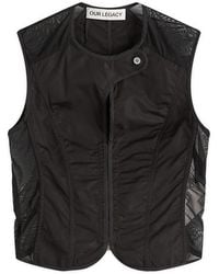 Our Legacy - All Day Poplin Corset Vest Top - Lyst