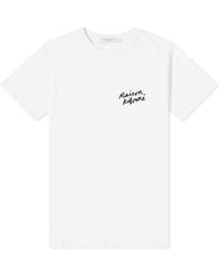 Maison Kitsuné - Mini Logo Handwriting T-Shirt - Lyst