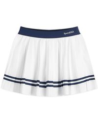 Sporty & Rich - Serif Logo Pleated Skirt - Lyst