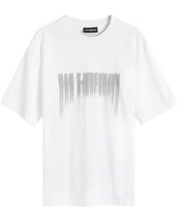 Han Kjobenhavn - Faded Logo Boxy T-Shirt - Lyst