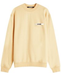Jacquemus - Grosgrain Patch Logo Sweatshirt - Lyst