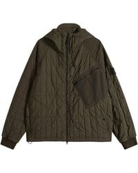 Stone Island - Ultralight Nylon Quilted-Tc Hooded Jacket - Lyst