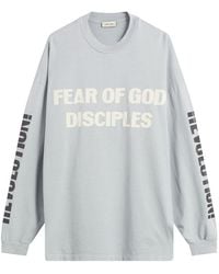 Fear Of God - Relaxed Long Sleeve "Disciple" T-Shirt - Lyst