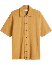 Universal Works - Checkerboard Button Through Polo - Lyst