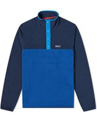 Patagonia Micro D Snap-t Pullover - Blue