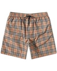 Burberry - Guildes Classic Check Swim Shorts - Lyst