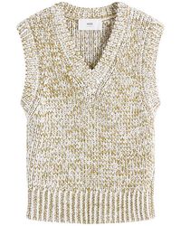 Ami Paris - Sleeveless V Neck Sweater - Lyst