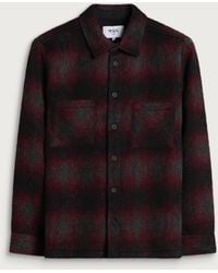 Wax London - Whiting Wool Blend Elm Check Overshirt - Lyst