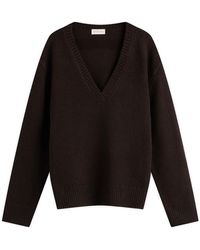 Dries Van Noten - Wool Cashmere V Neck Jumper - Lyst