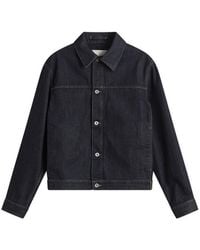 Jil Sander - Boxy Denim Jacket - Lyst