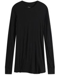 Rick Owens - Double Layer Long Sleeve T-Shirt - Lyst