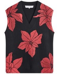 JW Anderson - Printed V-Neck Vest - Lyst