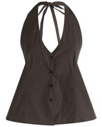 Deiji Studios - Waist Halter Top - Lyst