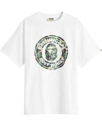 A Bathing Ape - Abc Camo Busy Works Tee - Lyst