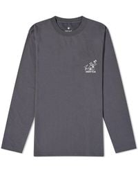 Snow Peak - Long Sleeve Foam Print T-Shirt - Lyst