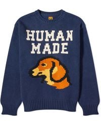 Human Made - Dachs Knit Sweater - Lyst