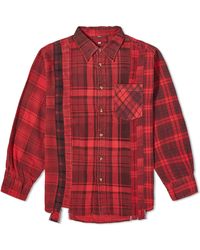 Needles - Rebuild 7 Cuts Over Dyed Flannel Shirt - Lyst