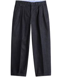Beams Plus - 2 Pleat Denim Trousers - Lyst
