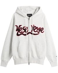 YESEYESEE - Y.E.S Snail Logo Zip-Up Hoodie - Lyst