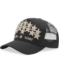 Amiri - Leather Star Trucker Hat - Lyst
