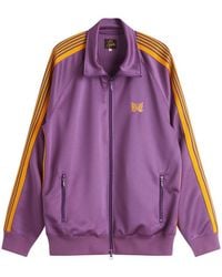 Needles Poly Smooth Track Jacket in Blue for Men | Lyst