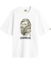 A Bathing Ape - Tree Edge Camo By Bathing Ape T-Shirt - Lyst