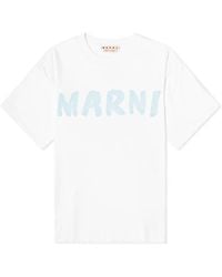 Marni - Large Logo T-Shirt - Lyst