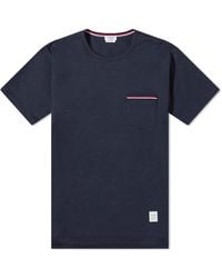 Thom Browne - Medium Weight Jersey Pocket T-Shirt - Lyst