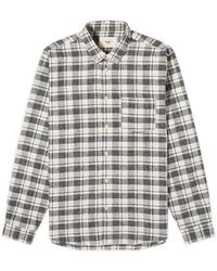 Folk - Relaxed Fit Check Shirt - Lyst