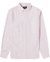 Beams Plus - Button Down Candy Stripe Shirt - Lyst