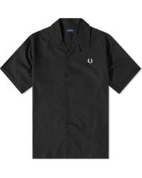 Fred Perry - Tipped Hem Revere Collar Shirt - Lyst