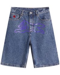 ICECREAM - Running Dog Denim Shorts - Lyst
