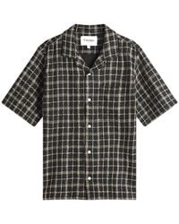 Corridor NYC - Wavy Linen Short Sleeve Shirt - Lyst