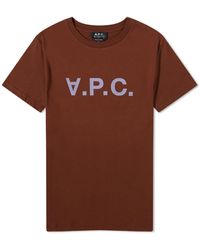 A.P.C. - Vpc Logo T-Shirt - Lyst