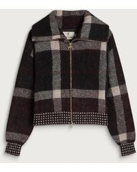Barbour - Carville Knitted Zip Jumper - Lyst