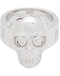 McQueen - Skull Ring - Lyst