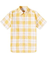 Burberry - Short Sleeve Caxton Check Shirt - Lyst