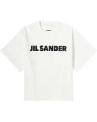 Jil Sander - Front Logo T-Shirt - Lyst