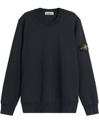 Stone Island - Garment Dyed Crew Neck Sweatshirt - Lyst