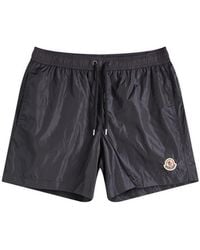 Moncler - Logo Swim Shorts - Lyst
