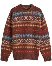 Beams Plus - Fair Isle Jumper - Lyst