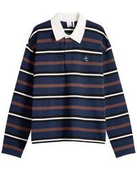 le PERE - Long-Sleeve Rugby Polo - Lyst
