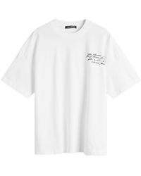 Cole Buxton - Script T-Shirt - Lyst