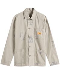 Service Works - Poplin Printed Chore Shirt - Lyst