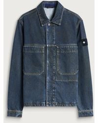 Stone Island - Laser Pigment Denim Jacket - Lyst