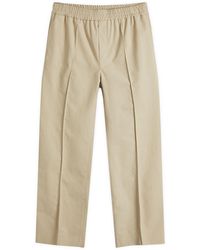 A.P.C. - Pieter Textured Cotton Pin Tuck Pleat Trousers - Lyst