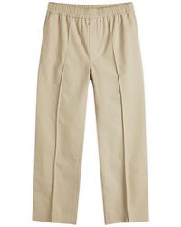 A.P.C. - Pieter Textured Cotton Pin Tuck Pleat Trousers - Lyst