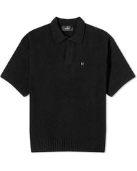Represent - Boucle Textured Knit Polo Shirt - Lyst