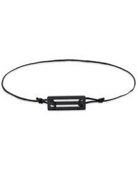 Le Gramme 1.7g Cord Ceramic Bracelet - Black